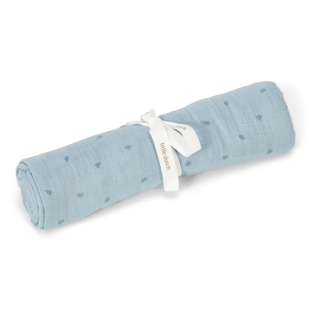 Pucktuch – Blau – 120 cm – Essentials