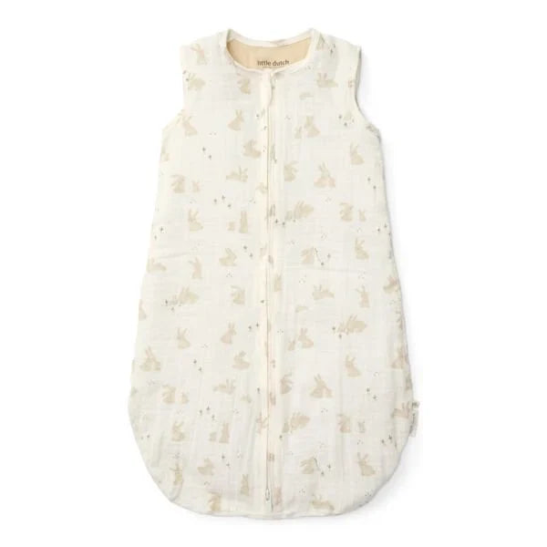 Slaapzak zomer – Wit – Maat 70 cm – Newborn Naturals – Baby Bunny