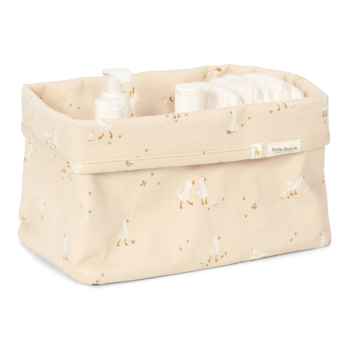 Commodemandje groot - Wit - Newborn Naturals - Little Goose