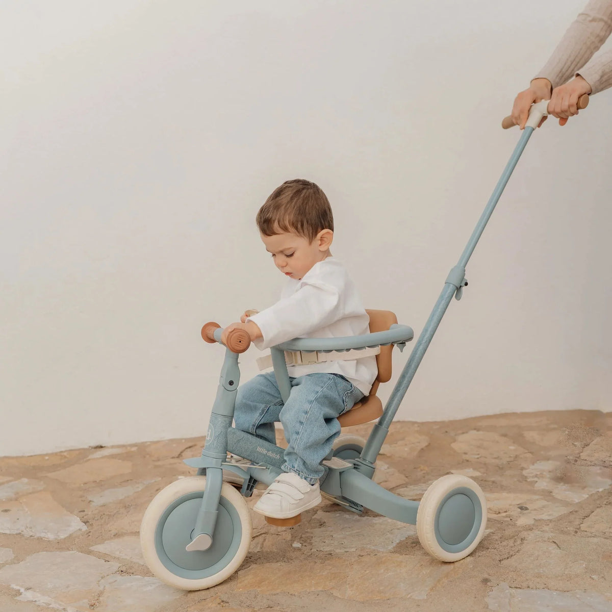 4 in 1 driewieler - Blauw