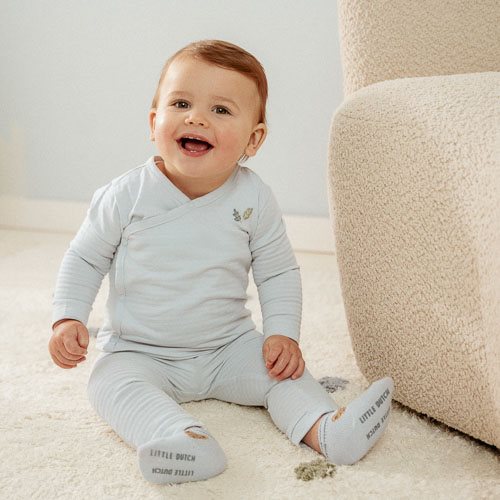 Broek - Blauw - Forest Friends - Gestreept