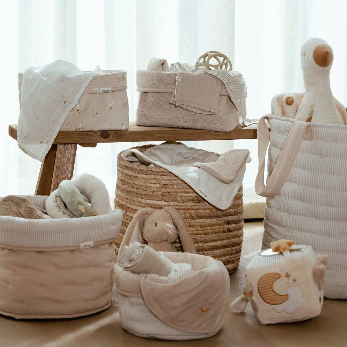Opbergmand klein - Beige - Essentials