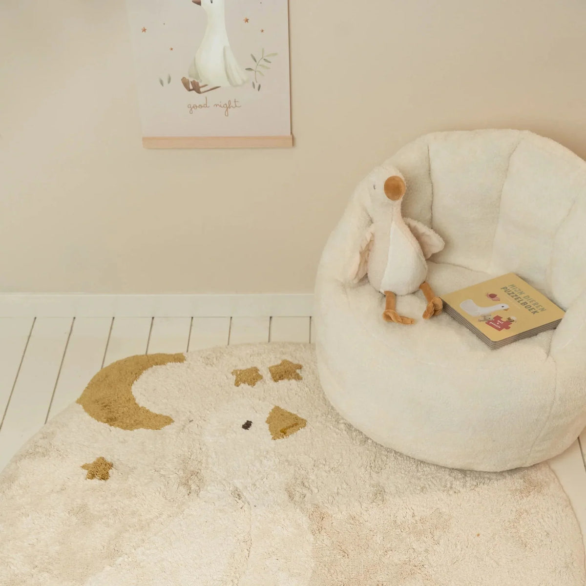 Kinderfauteuil Teddy - Wit
