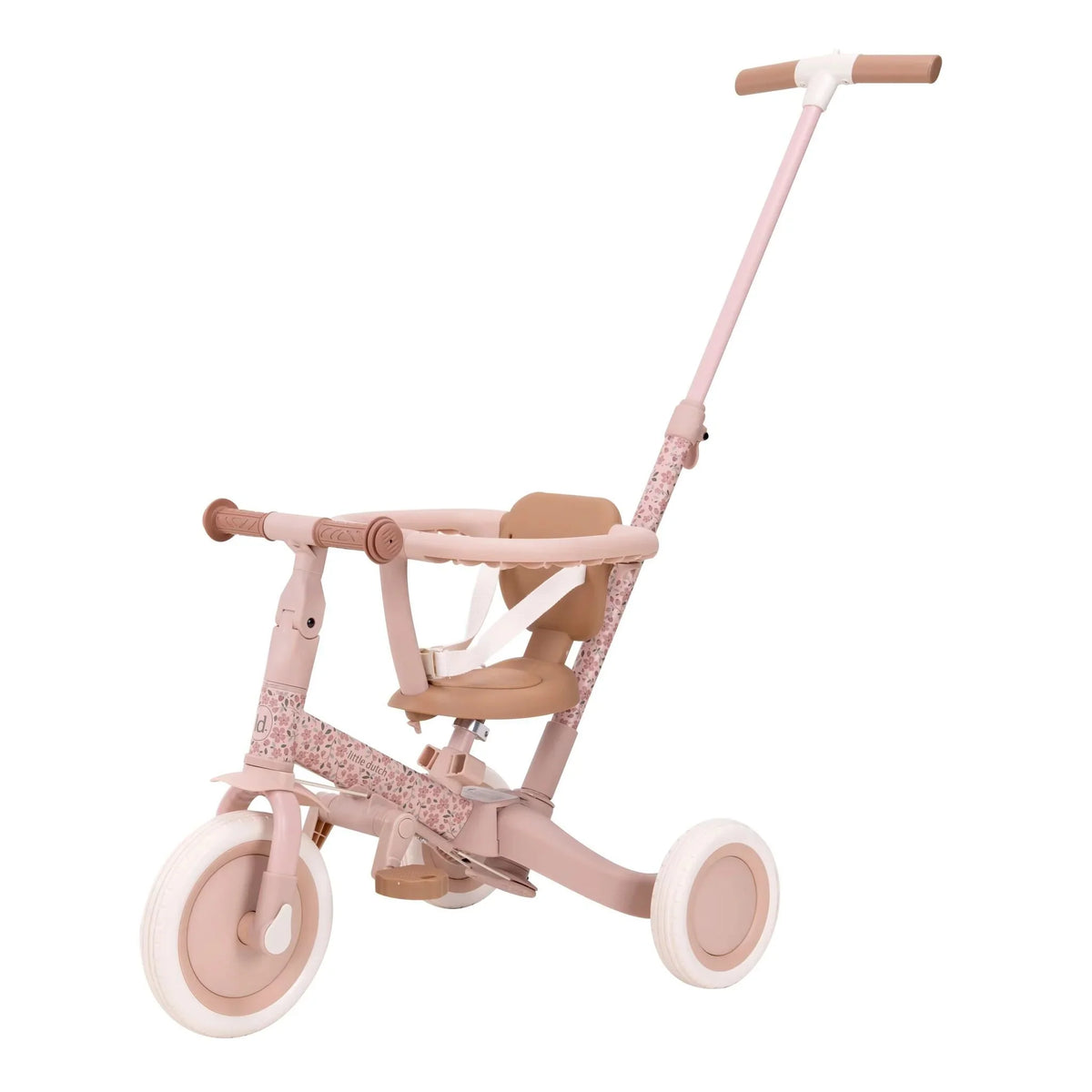 4 in 1 Driewieler Pink