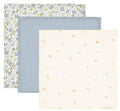 Mulltuch-Set - Blau - Waldtiere