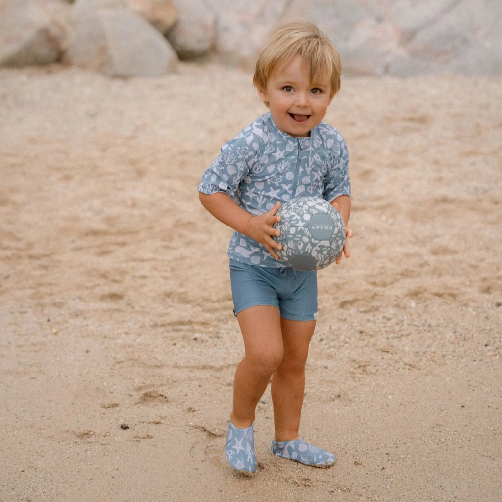 Schwimmshirt Kurzarm - Hellblau - Sea Life